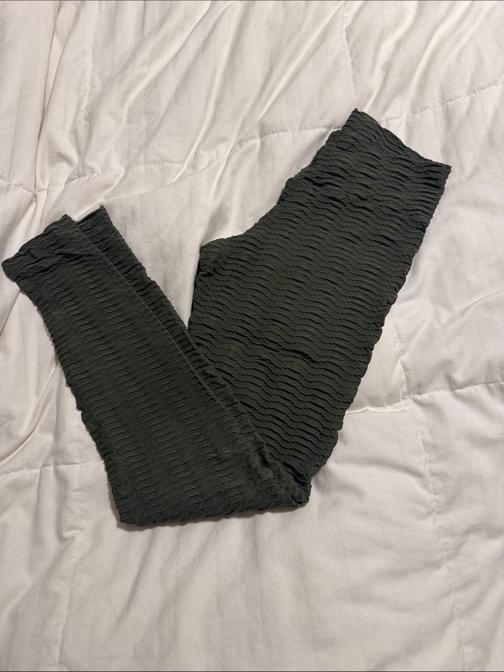 Booty by Brabants - Olive Green Original BBB Textured Leggings - OSFA